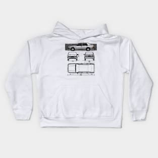 The amazing italian sports saloon that everybody loves Kids Hoodie